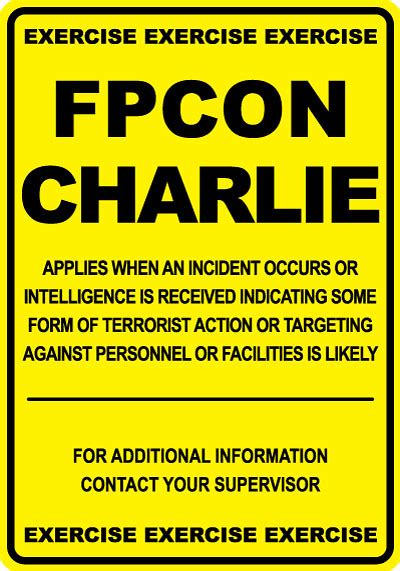 fpcon charlie exercise